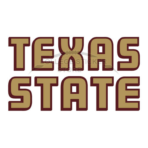 Diy Texas State Bobcats Iron-on Transfers (Wall Stickers)NO.6553